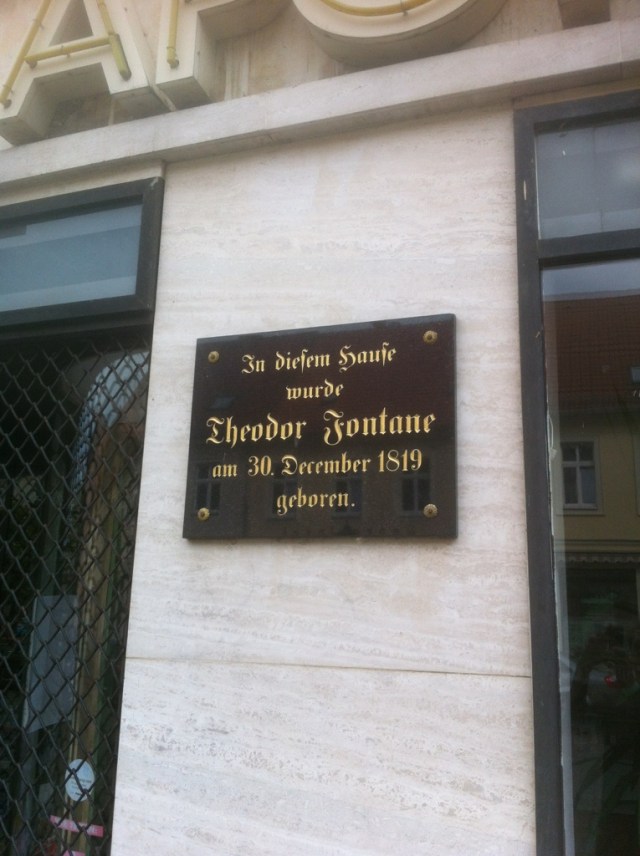 Geburtshaus Theodor Fontane #Literatur #Stechlin