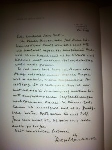 Peter de Mendelssohn an Wolfgang Erk