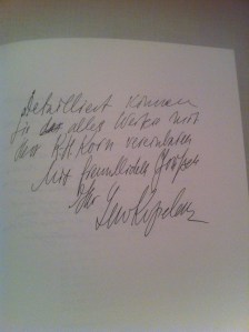 Briefauszug Lew Kopelew an Wolfgang Erk