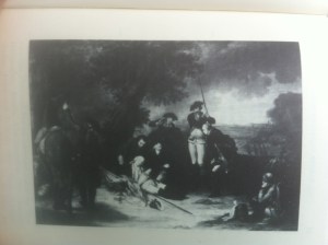 Abbildung des Gemäldes von Frisch, das im Neuen Palais in Potsdam hängt. (Foto: nw2013)