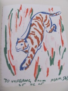 Adam Saks, Ölkreidezeichnung vom 25. Februar 2005 Foto: nw2014