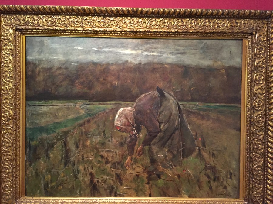 Kartoffelsammlerin, Liebermann